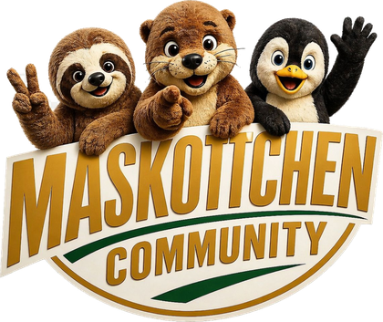 Maskottchen Community Logo